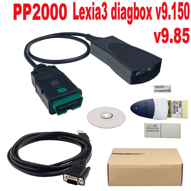 Latest Diagbox version V9.85 PC version Direct original installation work  with Lexia3 PP2000 Diagnose Adaptations For Peogeot - AliExpress