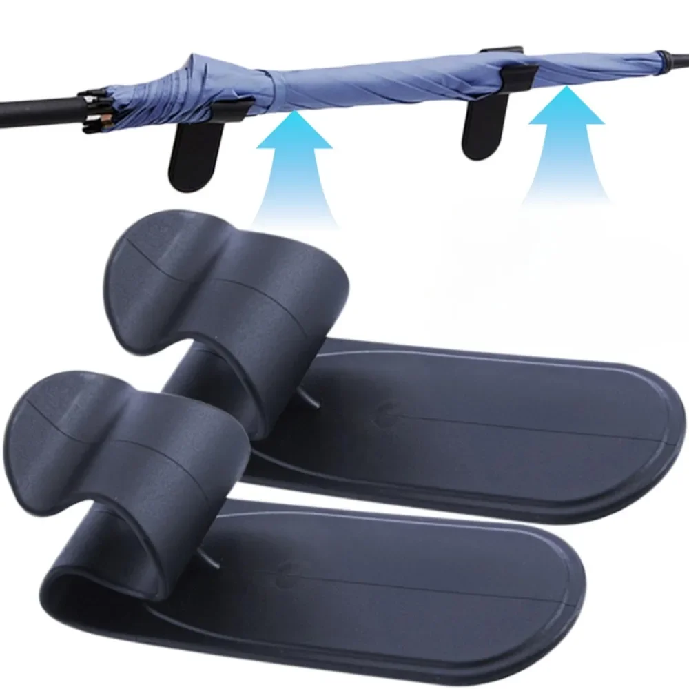 Car Umbrella Holders Trunk Storage Organizer Hook Umbrella Mounting Holder Fastener Clips Car Accessories Audi A3 1/2pcs Umbrella holder