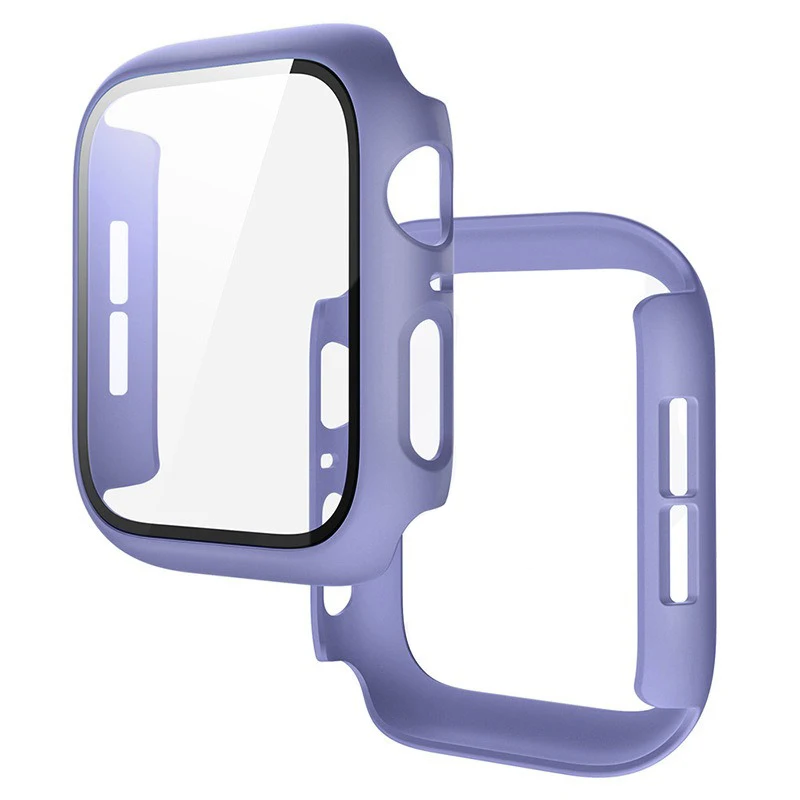 Gehärtetes Glas+Hülle für Apple Watch Ultra 3 2 49mm 11 10 9 8 7 46mm 42mm 45mm 41 PC Stoßfänger Schutzhülle IWatch 7 6 5 SE 44 40mm – Detail 14