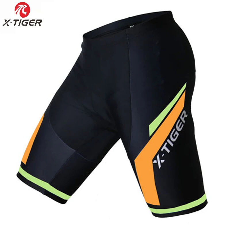 Men's Cycling Shorts Coolmax 5D Padded Shockproof MTB Bike Breathable Lycra X-TIGER