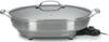 1500-Watt Nonstick Oval Electric Skillet,Brushed Stainless 18 IN 1
