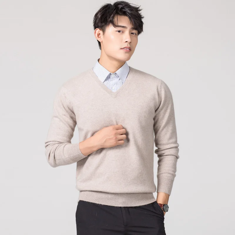 Man-Pullovers-Winter-New-Fashion-Vneck-Sweater-Cashmere-and-Wool-Knitted-Jumpers-Men-Woolen-Clothes-Hot (1)