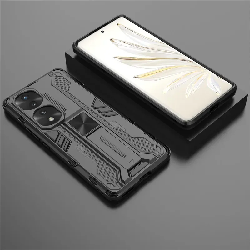 thumbnail image 1 of Shockproof Armor Magnetic Case For For Honor 90 Pro 80 70 Lite 5G 70 Pro Plus X6S X6 X7 X8 X9A Holder Bumper Hard Phone Cover, 1 of 5
