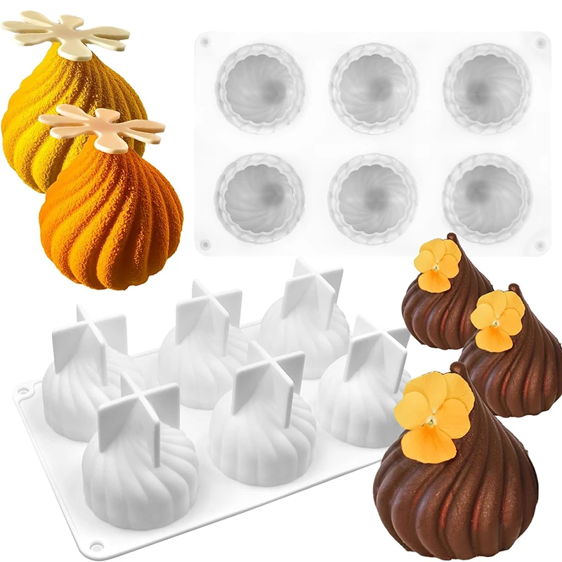 Onion Shape Silicone Cake Mold 3d Dessert Baking Pan for Pastry Chocolate Cupcake Mousse Cake Soap Mould Fondant Decorating Tool