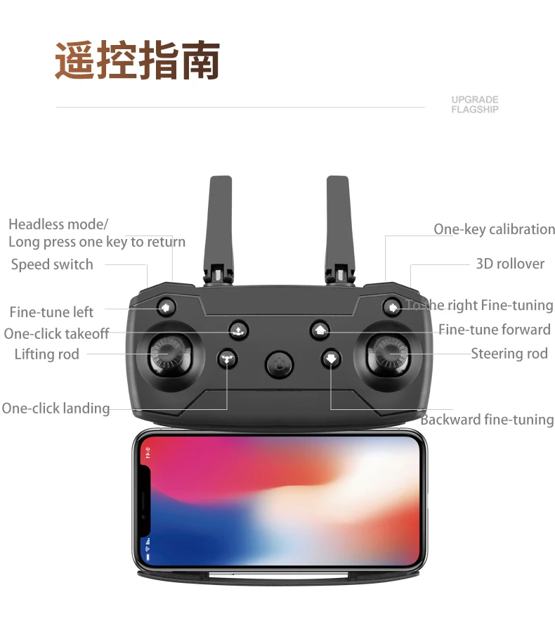 S89 Foldable Dron HD 4K Aerial Camera Dual Camera Quadcopter Fixed Height Drone phantom 6 ch remote control quadcopter