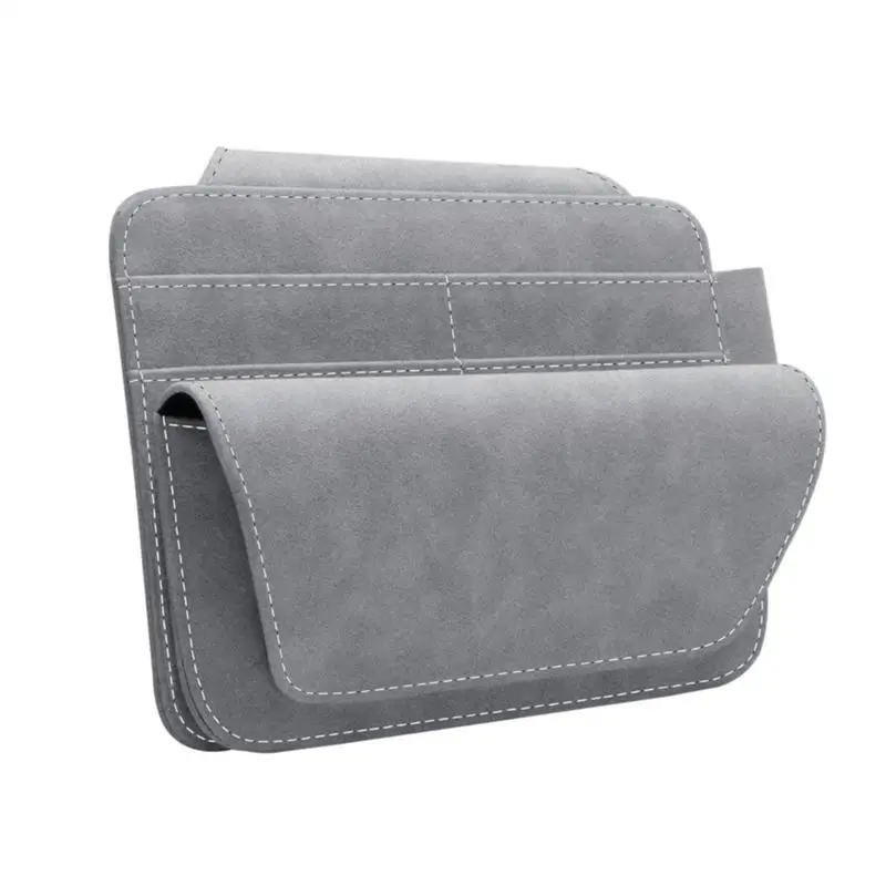 

Car Sun Visor Organizer Sunglass Visor Clip Detachable Car Visor Organizer Holder Wear-resistant Partition Design Waterproof