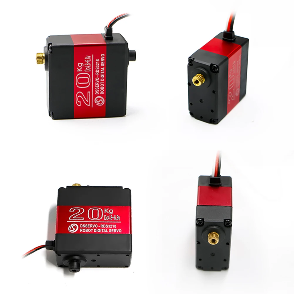RDS3218 20KG High Torque Digital Servo - Waterproof Dual Shaft U Mount For RC Cars, Robots & 1/8 Scale Crawlers - View #2
