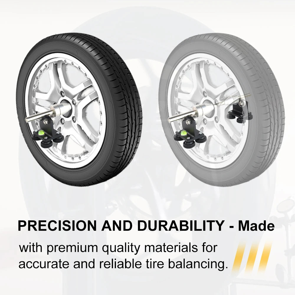 Wheel Truing-Balance Stand Sturdy Motorcycle Wheel Balancer 40cm Standard Tire Repair Tools Manual Tire Balancer