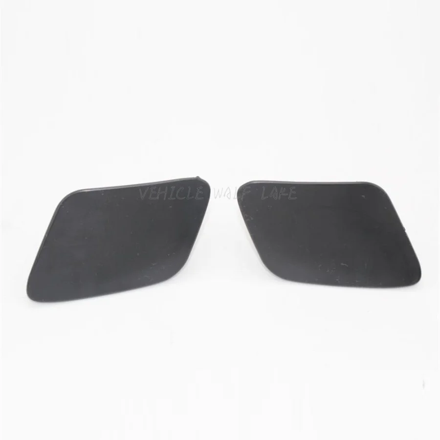 Car Headlight Washer Nozzle Cover Front Headlight Washer Lift Cylinder Spray Nozzle Jet + Cover Cap For Audi A4 B6 Avant 2000-2005 Car-styling