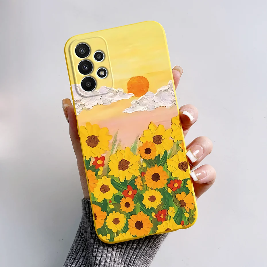 Stylish Painted Silicone Soft Protector Case Cover