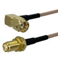 RPSMA M90 to SMA F