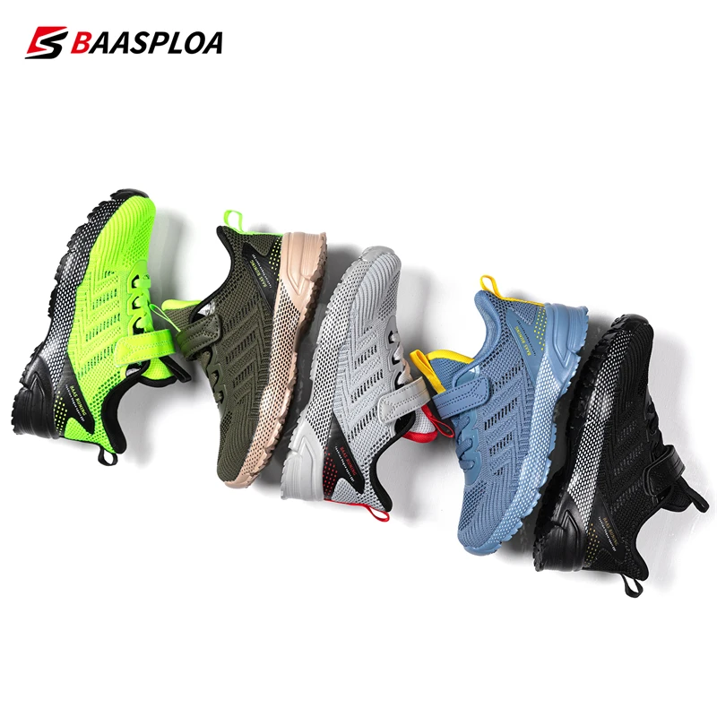 Kids Shoes Lightweight Mesh Breathable Running Sneakers Boys Girls