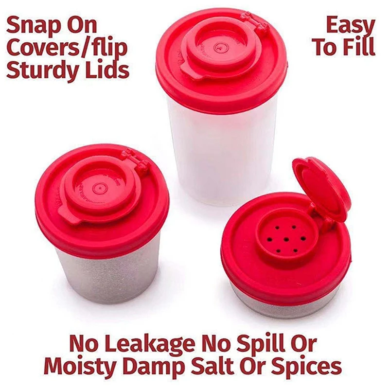 

Plastic Travel Seasoning Jar Pepper Shakers Moisture Proof Mini Salt Shaker Go Camping Picnic Outdoors Kitchen Lunch Boxes