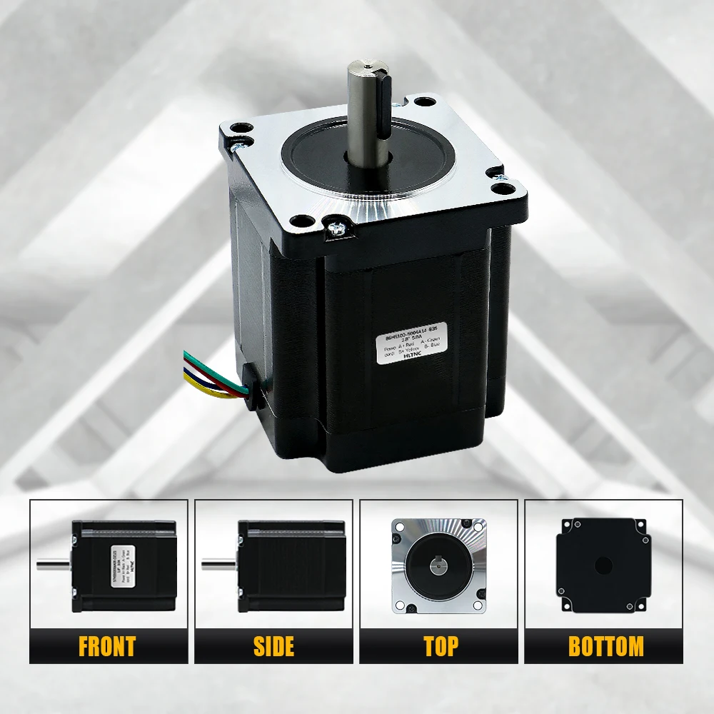 Nema34 Stepper Motor 86 Flange 86HS100 5A 6.8N.m 971ozin DC Engine