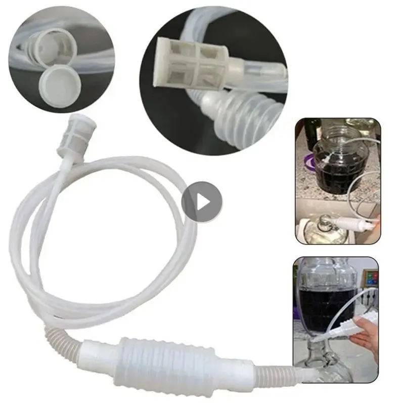 KitchenWineDistillerFilterTubePlasticBrewSyphonLiquidSiphon