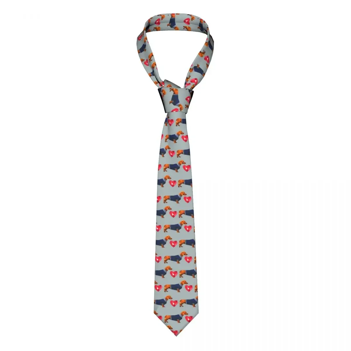 

Dachshund Dog Polygon Tie For Men Women Necktie Tie Clothing Accessories