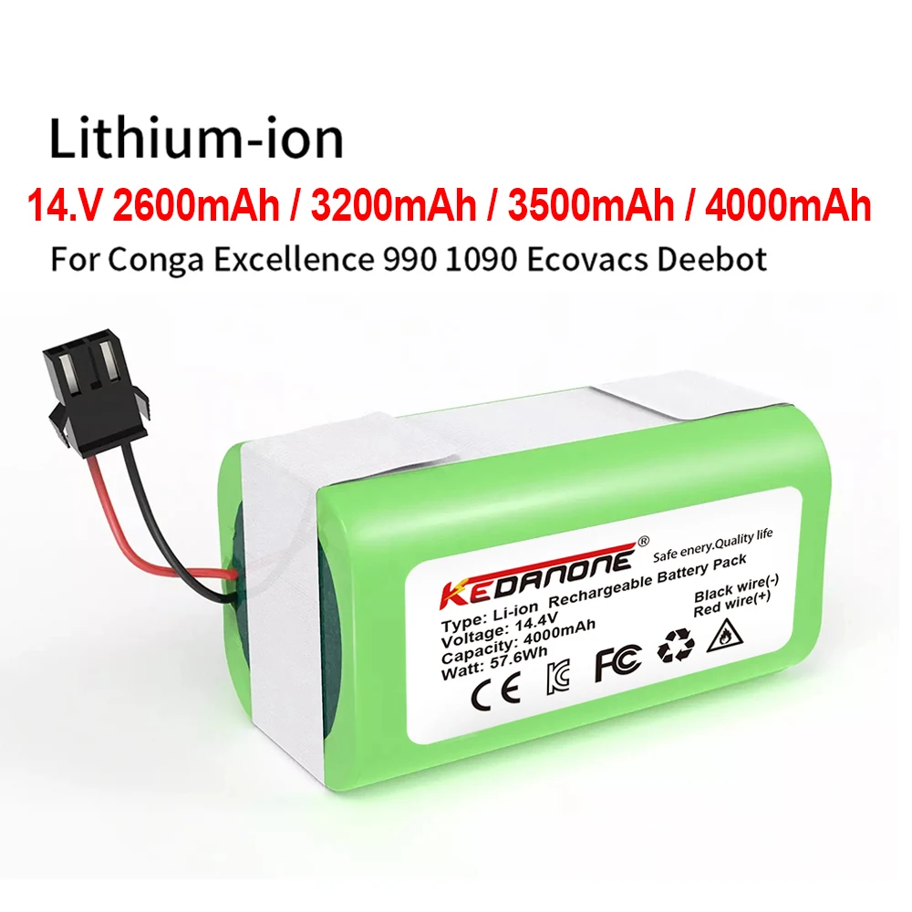 Cs Vacuum Battery For Cecotec Conga 990 1190 950 1090 Excellence