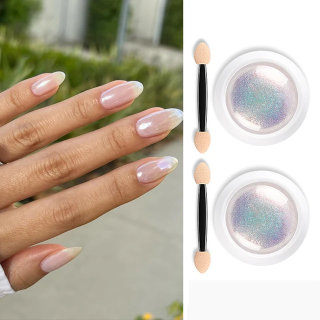 1 Piece Nail Glitter Powder Pearl Shell Shimmer Powder DIY -  Finland