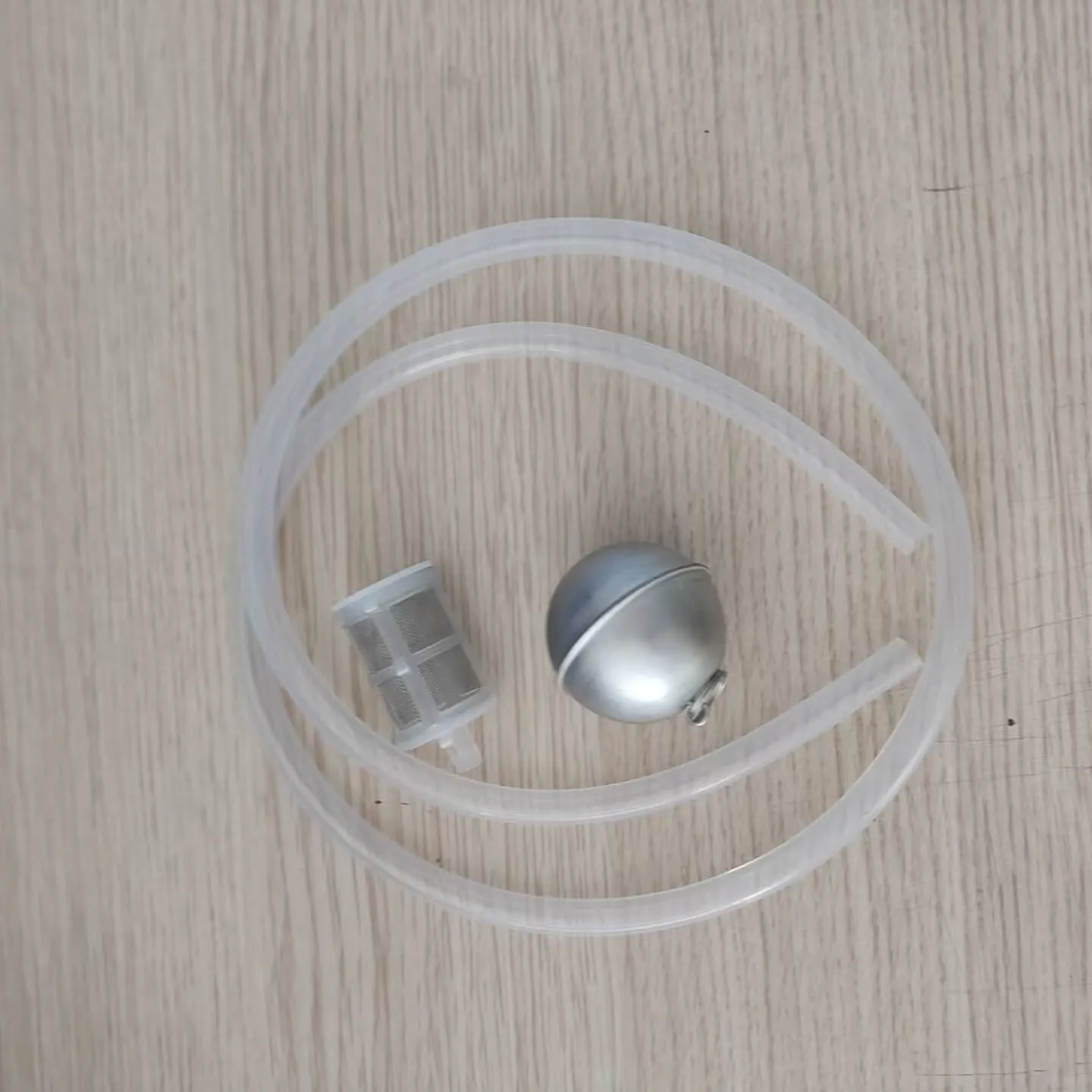 SS Ball Float & 100cm Silicone Dip Tube and Filter Kit Floating Beer Keg Liquid Dip Tube With Filter Ball Stainless HomeBREW