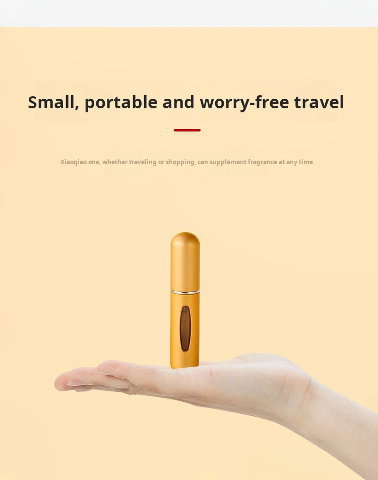 5ML Mini Perfume Sub-Bottles Refillable Bottom Filling Atomizer | Portable Empty Cosmet... - UGI Packaging