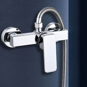 ก๊อกผสมฝักบัวด้ามเดียวแบบแฟชั่นก๊อกน้ำในห้องน้ำก๊อกน้ำฝักบัวแบบโมเดิร์นก๊อกน้ำฝักบัวแบบก้านเดียวก๊อกน้ำฝักบัวหรูหรา 1