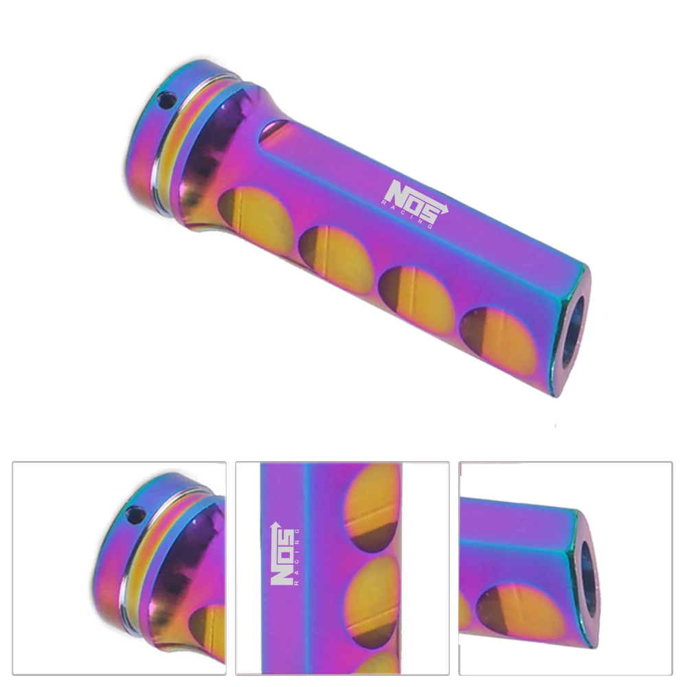 JDM Car Racing NOS Style Aluminium Hand Brake Sleeve Anti-Slip Decoration Handbrake Handle Protector Cover