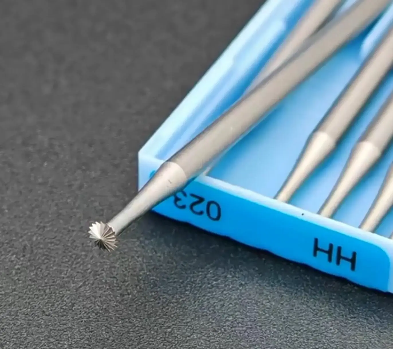 HH 나이프 엣지 커터 미니 스틸 버 45 ° 보석 세공용 플러시 스톤 세팅 시트 프롱 하트 버 6개입/박스