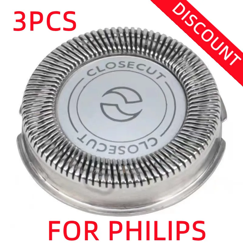 For Philips Norelco HQ30 HQ320 HQ55 HQ362 HQ6900 HQ46 HS708 HS970 3pcs Replacement Shaver Head Razor Shaving Head Blade Cutter px1 px3 replacement shaver head razor shaving net cover or blade for trueman rscx 021 077 078 7003 8006 8007 rsgx 082 097 918