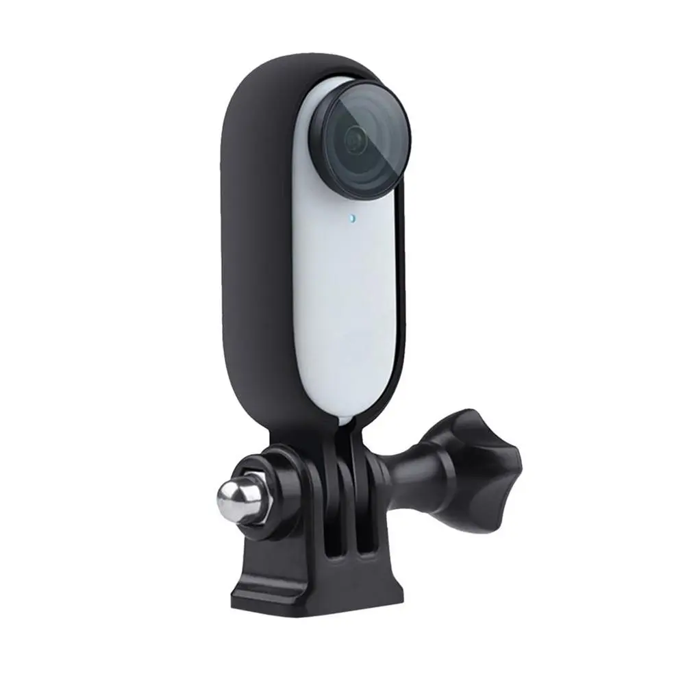 Insta360 Go 2 Frame Case Cover 1/4 Thread Stabilizzatore Adapter Black Cover Protettiva Action Camera Per Insta 360 Go 2 Accessori
