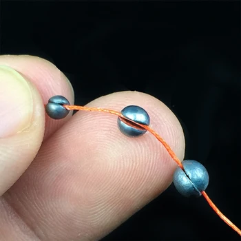 205pcs Fishing Weights Sinkers With Storage Box 5 Sizes Assortment Box Fishing Accessories (0.2g/0.28g/0.38g/0.5g/0.8g) 3