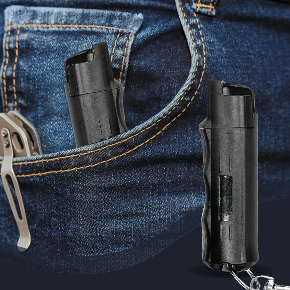 Compact Pepper Spray Keychain for Personal Defense