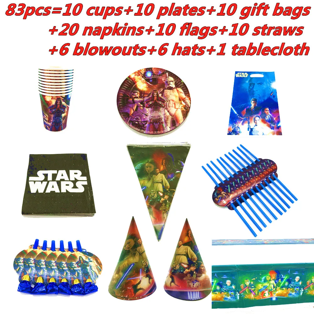 20pcs Party Straws Star Wars Decorations Home Supplies Vader For Decor  Children Room Disposable Tableware - AliExpress