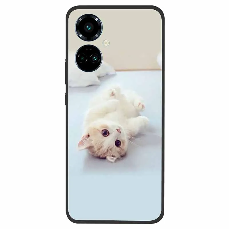 Tecno Camon 19 Shockproof Soft Silicone TPU Back Cover - Cute Design