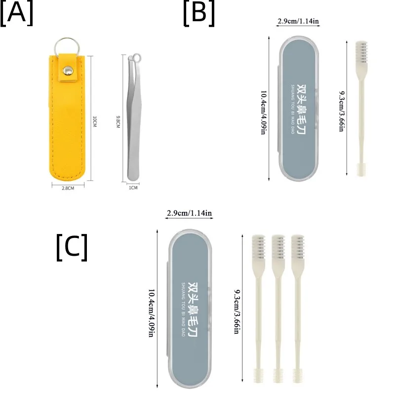 Nose Hair Trimmer Stainless Steel Nose Hair Trimming Tweezers Round Tip Nose Trimmer Eyebrow Hair Tweezers Removal Trimming Tweezer Nose Hair Scissors Nose Hair Shears