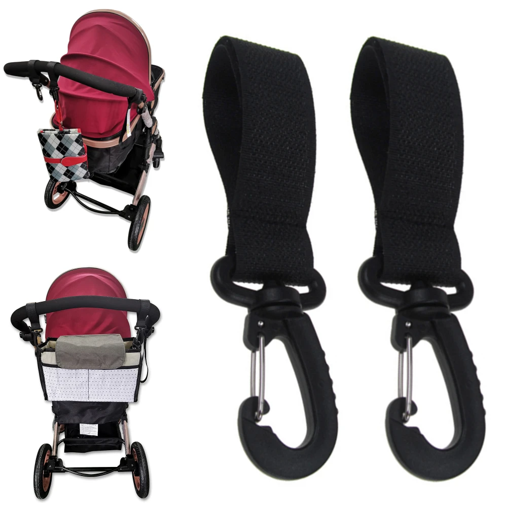 

2pcs Baby Hanger Stroller Hooks Multi Purpose Degree Rotatable Motorcycle Bike Armrest Hook Shopping Pram Organizer Accessories