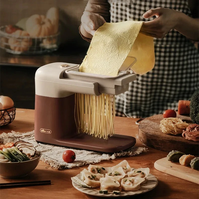 Noodle Machine Household Automatic Small Electric Pressing Machine Stainless Steel Rolling Dough Pressing Pasta