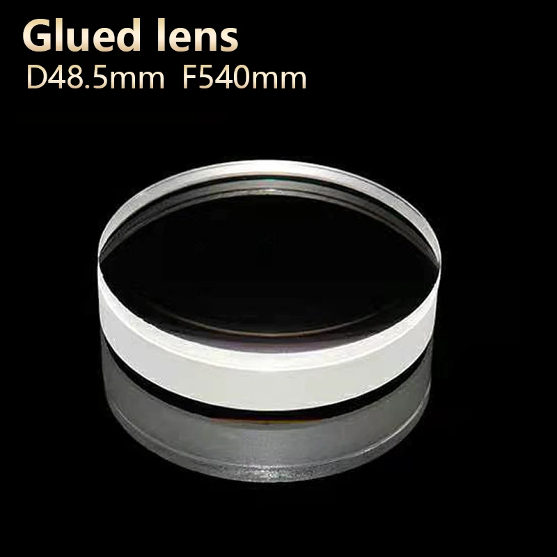 

Glue lenses Microscope eyepiece telescope Achromatic DIY Photo agglutination stage lights D48.5mm F540mm