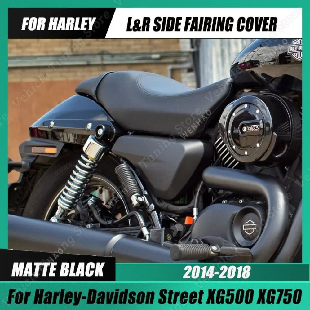 

FOR HARLEY-DAVIDSON STREET 750 500 XG500 XG750 STREET 2014-2018 LEFT&RIGHT BATTERY SIDE FAIRING COVERS BATTERY COVER PROTECT CPA