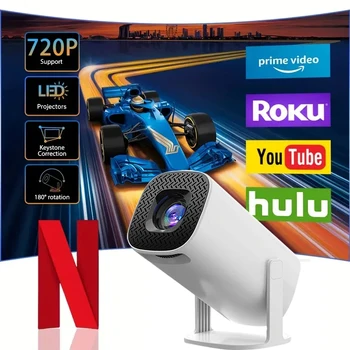 Videoproiettore portatile P30PRO, con risoluzione 720P e orientamento regolabile a 180° °   Angle Projector, Accessori per Feste Luminose