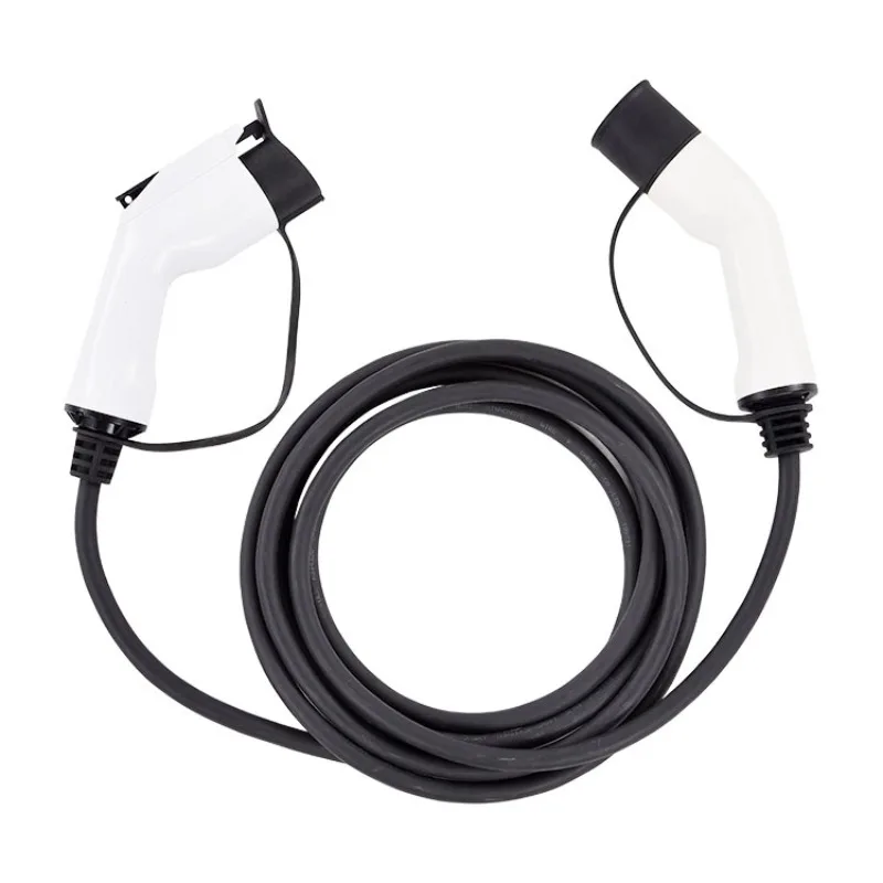 

7kw 32A Type 2 To Type 1 EV Cable Electric Vehicle Extension Cable SAE J1772 To IEC 62196 Level 2 EV Charger Connector 32A