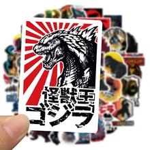 

10/30/50Pcs Godzilla Sticker Originality Sticker Anime Sticker for Kid Laptop Luggage Skateboard Guitar Sticker