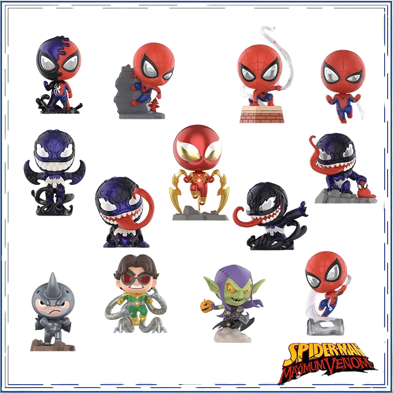 Figurine d'action Marvel Venom pour enfants, film, modèle à collectionner,  chauve-souris, Spider Man, beurre ATIONS, se termine, statue, cadeau jouet,  original - AliExpress