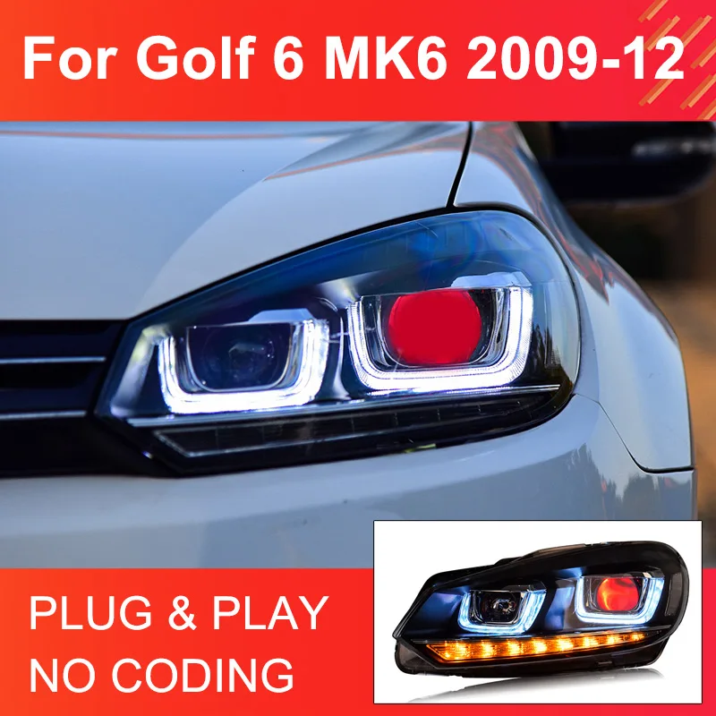 

Передние фонари для VW Golf 6 MK6 2009-2012, 1 пара