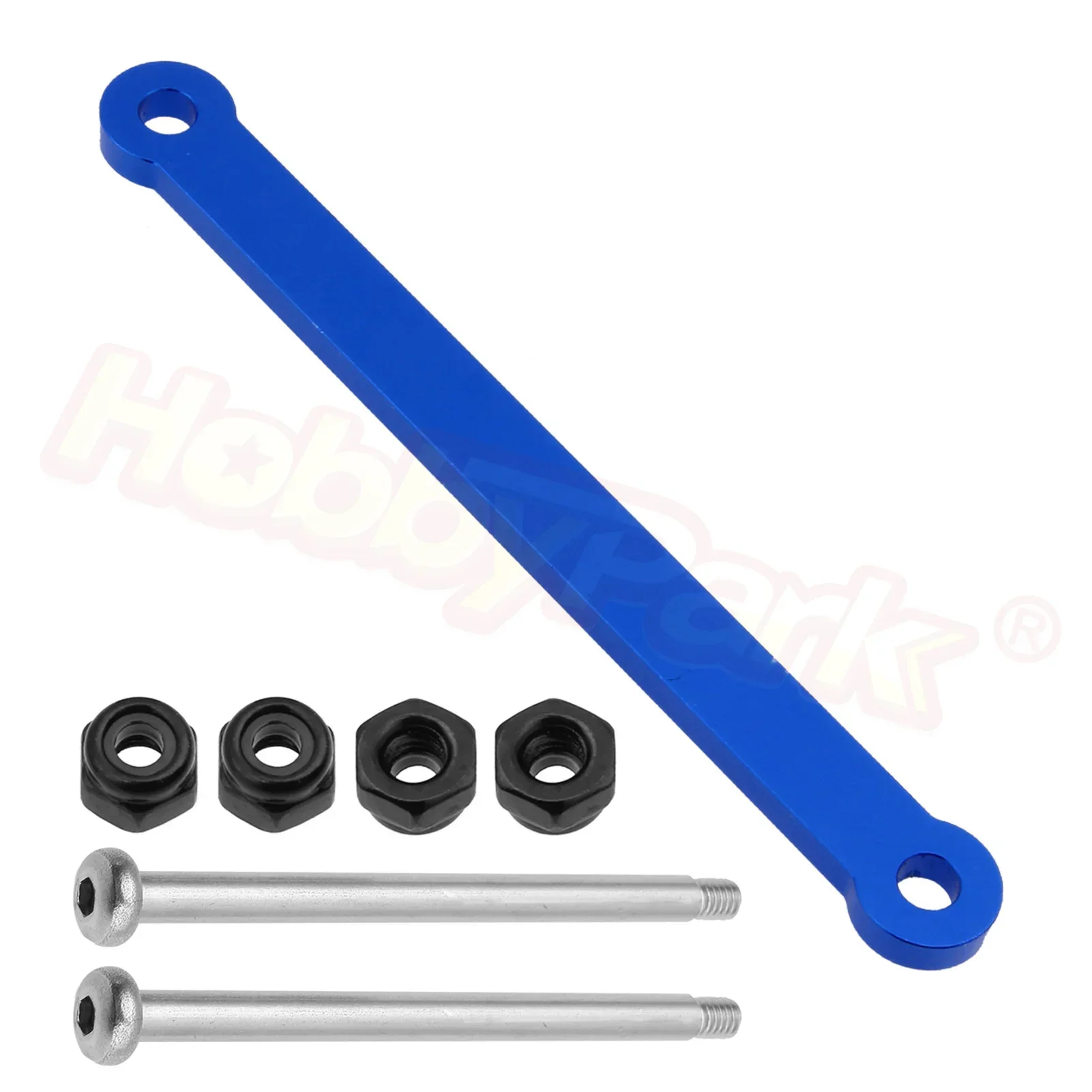 

Aluminum Tie Bar and Suspension Hinge Pins for 2WD Traxxas Rustler VXL Slash Stampede Bandit Nitro Sport,Replace of 2532 2640