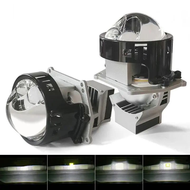 

150W Car LED Headlights 3 Inch Bifocal LED Lens Laser Lens Retrofit 3 " Fisheye Light Modified Super Bright Binocular Lens