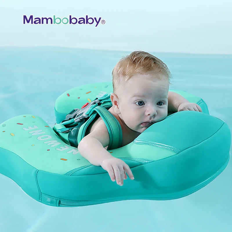 Swimming Ring Swimming Pool Float Swimming Float Seat Mambobaby Baby Waist Floating Lying Swimming Ring Pool Toy Swimming Trainer Solid Non-Inflatable Newborn Baby Swim