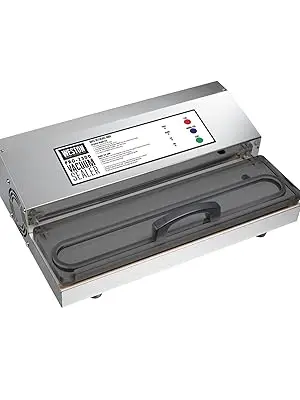 Description Picture 3 of itemBrands Vacuum Sealer Machine for Food Preservation & Sous Vide, Extra-Wide 5mm Bar for Sealing Bags up to 16" Wide, 935 Watts, C