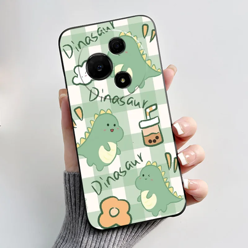 Aesthetic Cute Cat Soft Silicone Black Protective Phone Case Cover