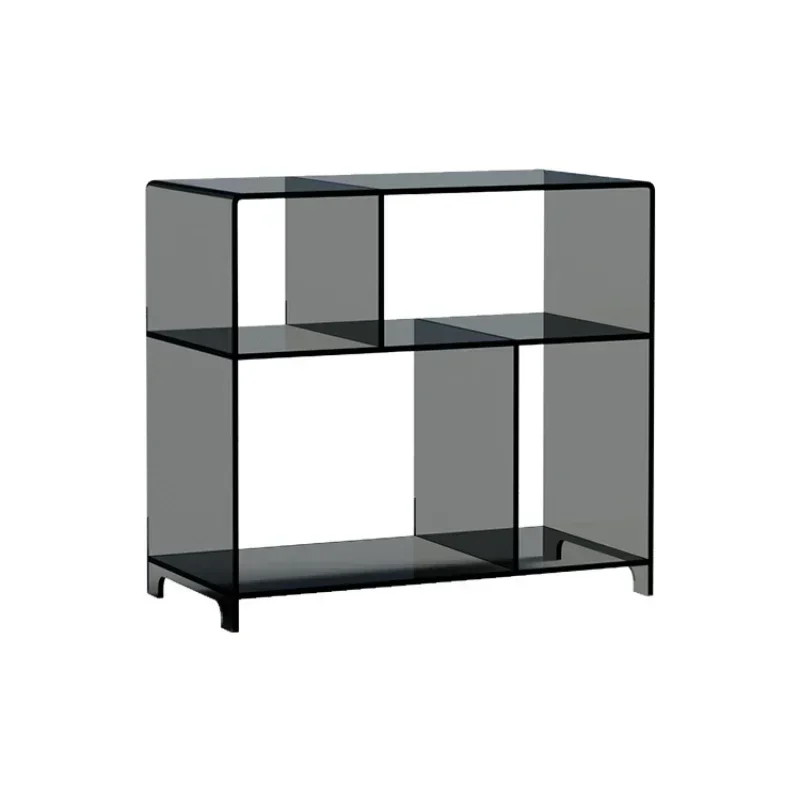 

Multi-Layer Shelf Sofa Side Table Living Room Extremely Narrow Side Cabinet Low Bookcase