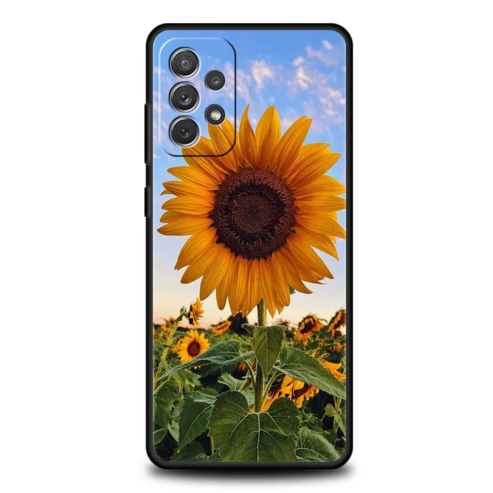 Radiant Sunflower Design Smartphone Case Cover